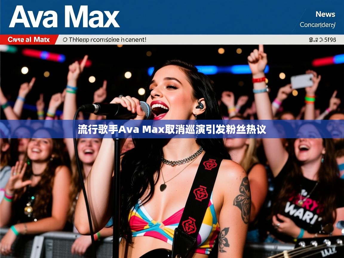 流行歌手Ava Max取消巡演引发粉丝热议