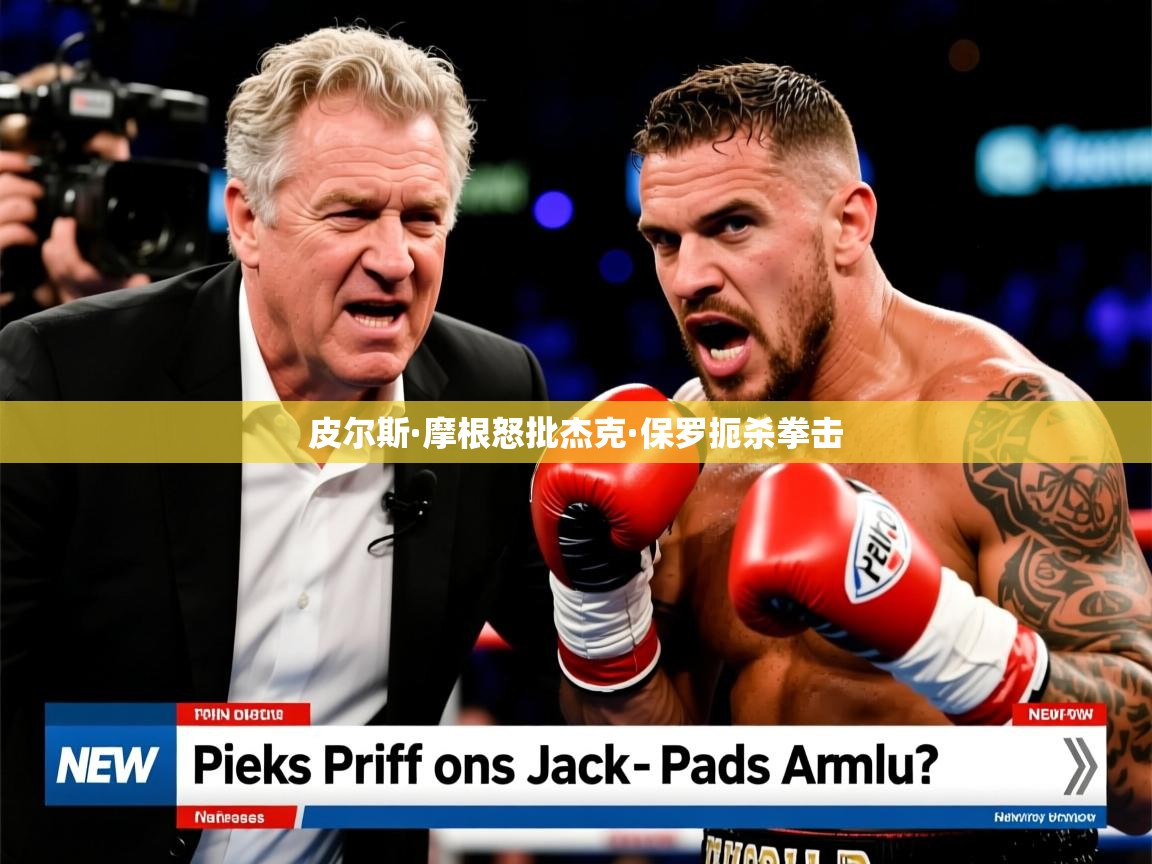 皮尔斯·摩根怒批杰克·保罗扼杀拳击 皮尔斯·摩根怒批杰克·保罗扼杀拳击