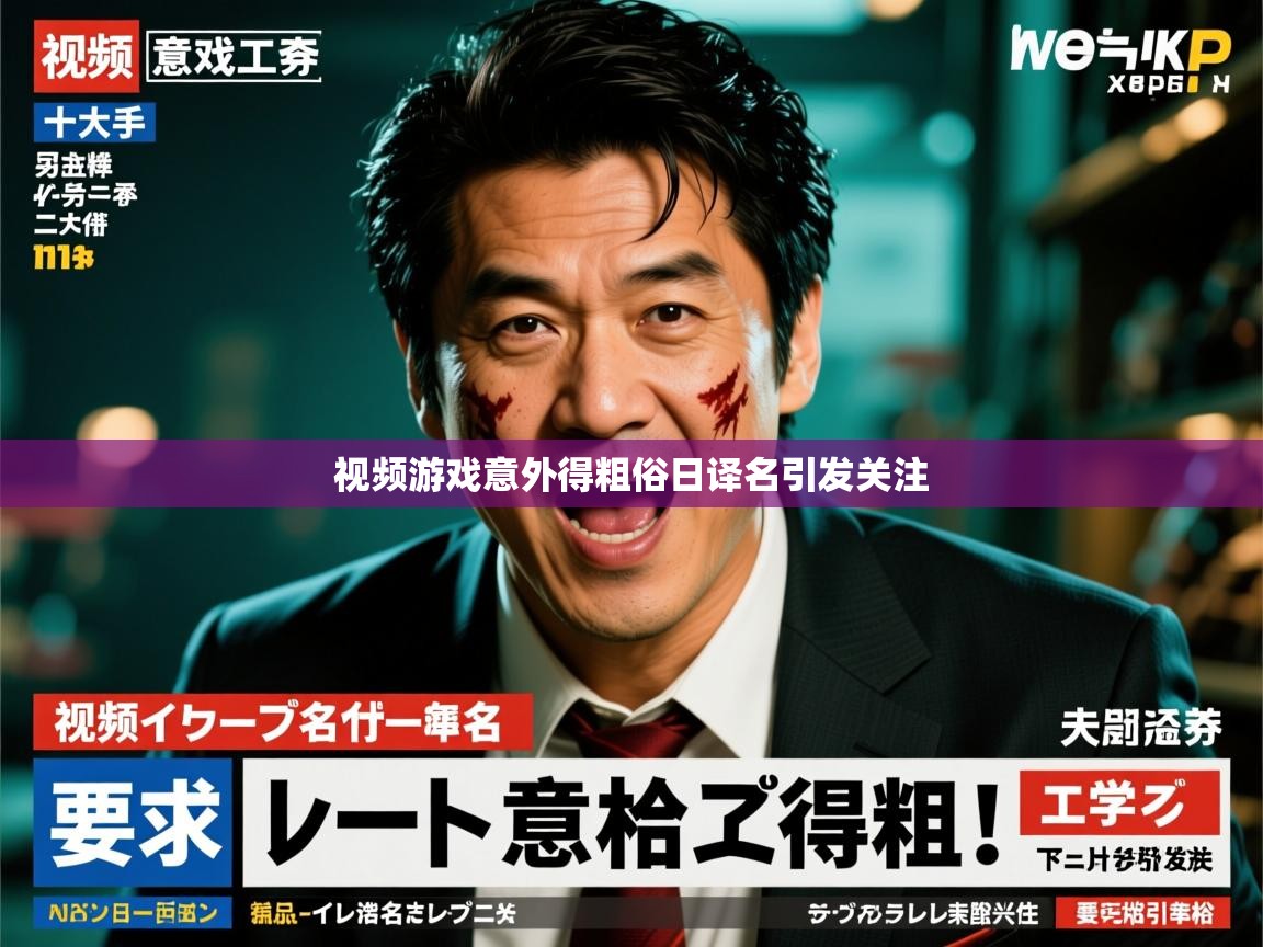 视频游戏意外得粗俗日译名引发关注